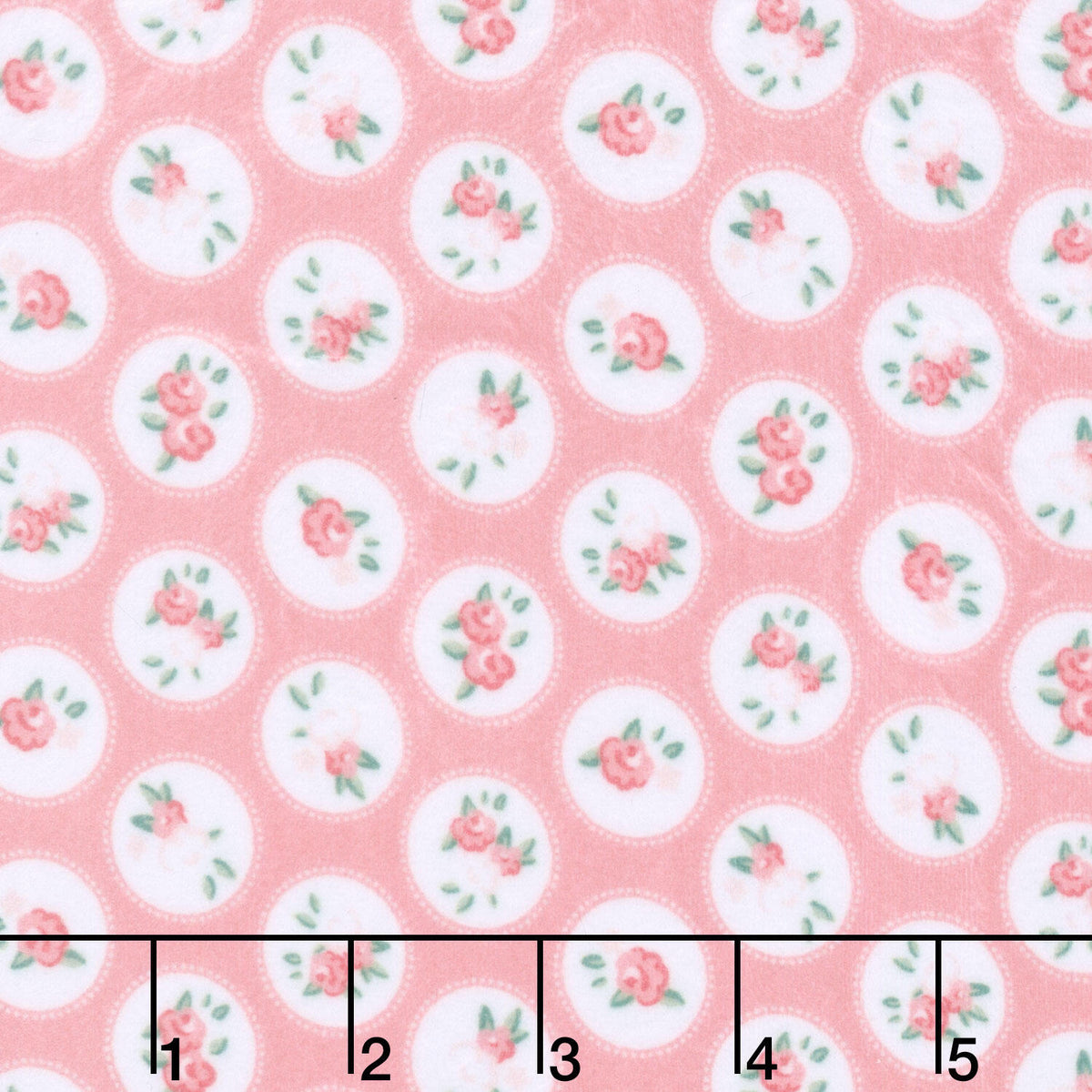 Cuddle® Prints - Cottage Rose Lane Windsor Seashell Digitally Printed Minky Yardage