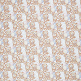 Sleepy Teddy - Teddy Bears and Clouds Gray Multi Yardage