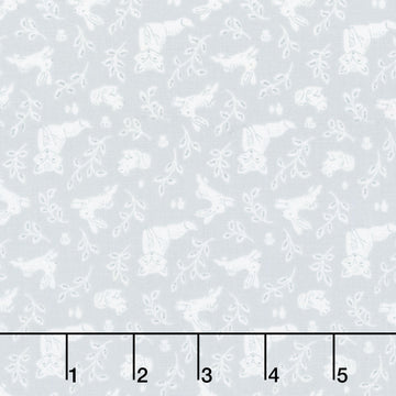 Beautiful Bowquets - Animals Green Cream Yardage