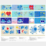 Huggable & Lovable Books - Welcome Little Ones Three Small Books Multi Panel