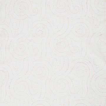 Tonga Batiks - Linen Large Loose Dotted Spirals Feather Yardage