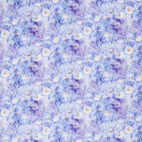 Mystic Meadow - Dandelions Floral Lilac Digitally Printed Yardage