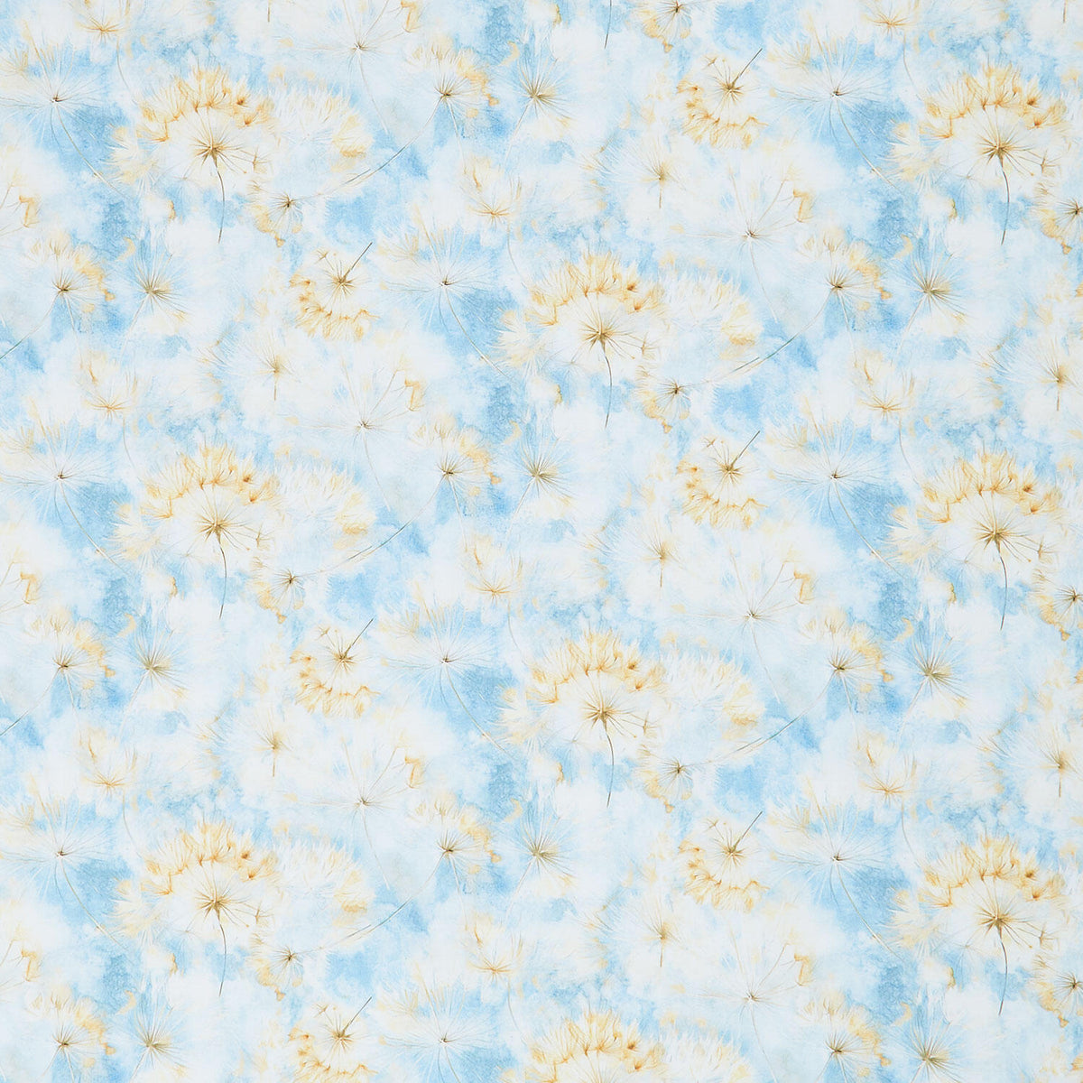 Mystic Meadow - Day Light Dandelion Sky Digitally Printed Yardage