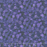 Mystic Meadow - Packed Leaves Violet Digitally Printed Yardage