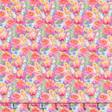 Flight of Fancy - Flowers & Butterflies Purple Yardage
