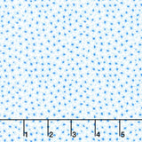 Indigo Lane - Ditzy Floral White Yardage