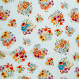 Growing in Color - Bouquets Cream Yardage