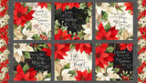 Poinsettia Radiance - Poinsettia Multi Craft Panel