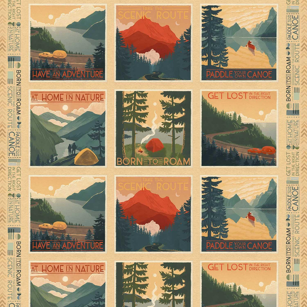 Paddle and Pine - Canoe Craft Panel