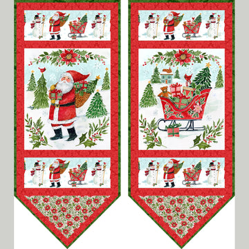 Snowy Greetings Two Sided Door Banner Kit