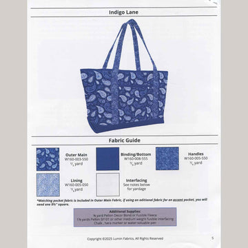 Indigo Lane Framework Tote Bag Kit