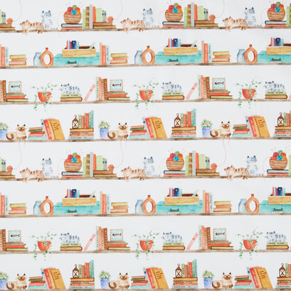 Cats Around Town - Cats on Display Ivory Yardage