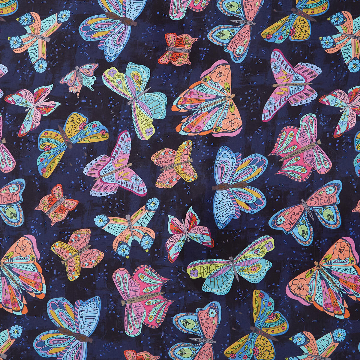 Sway by Kori - Flutter Ink 108" Wide Backing