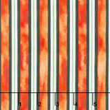 Midnight Hollow - Spooky Stripe Spice Yardage