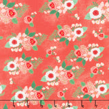Villa Sol - Floral Bunches Tomato Yardage