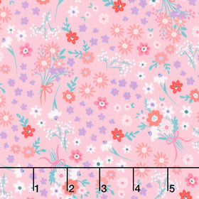 Twirling Tutus - Ballet Bouquets Pink Yardage