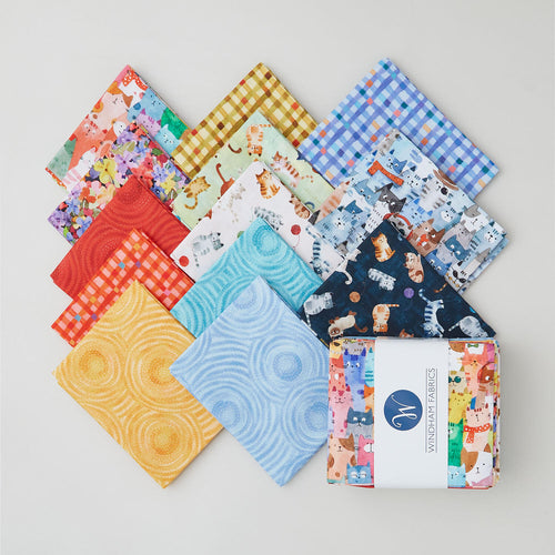 Cats Around Town Fat Quarter Bundle