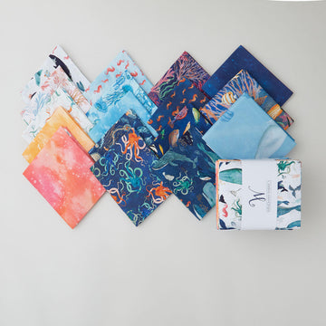 Deep Blue Fat Quarter Bundle