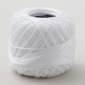 Missouri Star #8 Perle Cotton 10 Gram Ball - White