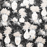 Holiday Flourish - Festive Finery - Taupe ColorstoryVases Shadow Yardage Primary Image