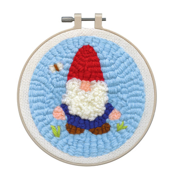 Gnome Punch Needle Embroidery Kit