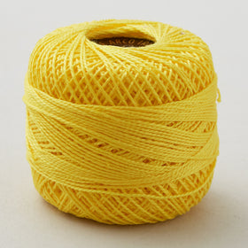 Missouri Star #8 Perle Cotton 10 Gram Ball - Lemon