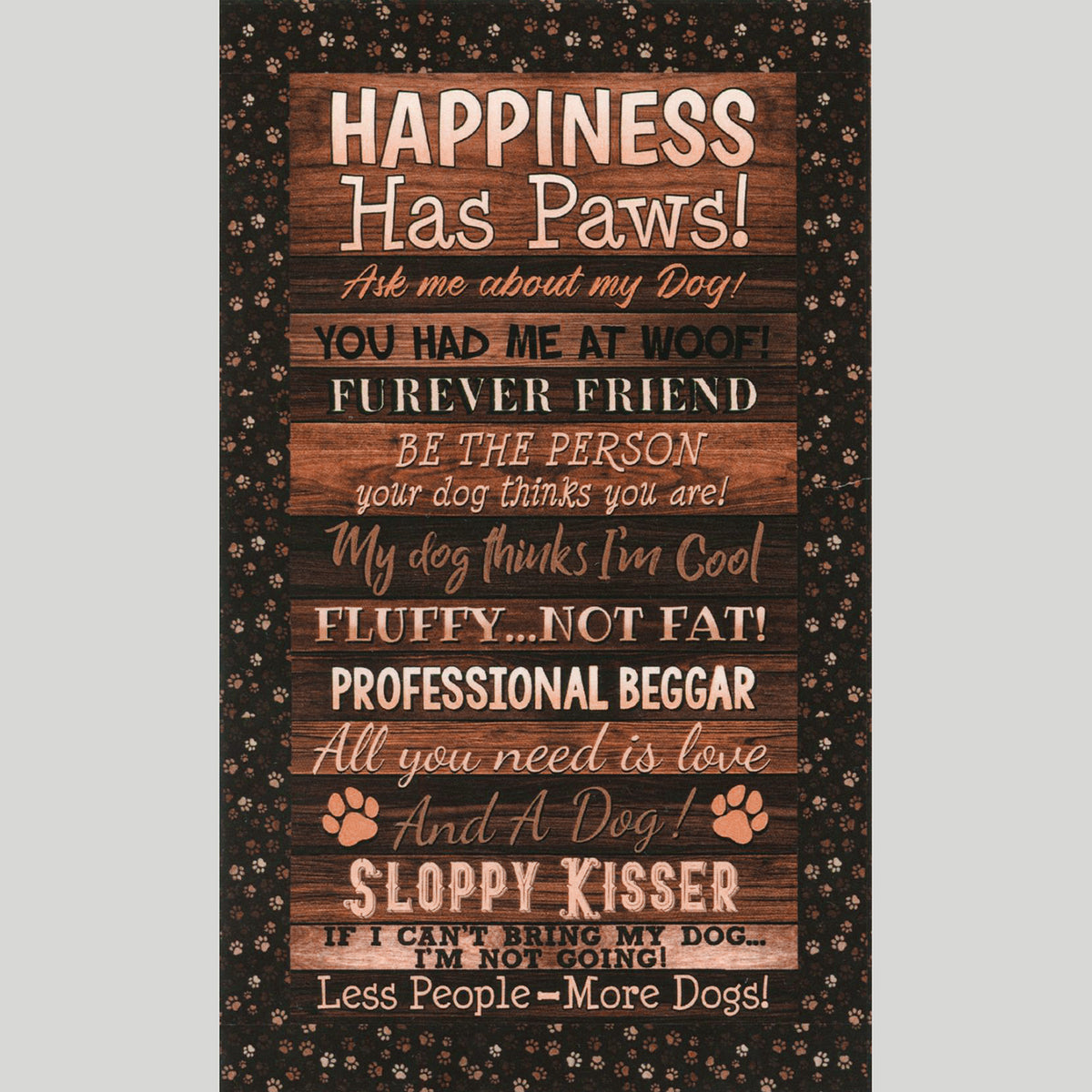 Happiness Has Paws Quilt Kit Primary Image
