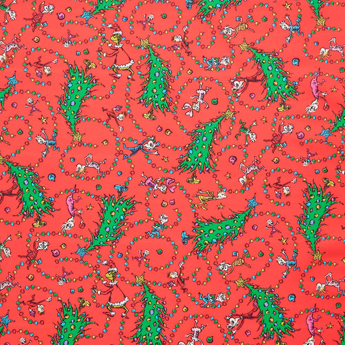 How the Grinch Stole Christmas - Christmas Trees Holiday Yardage Primary Image