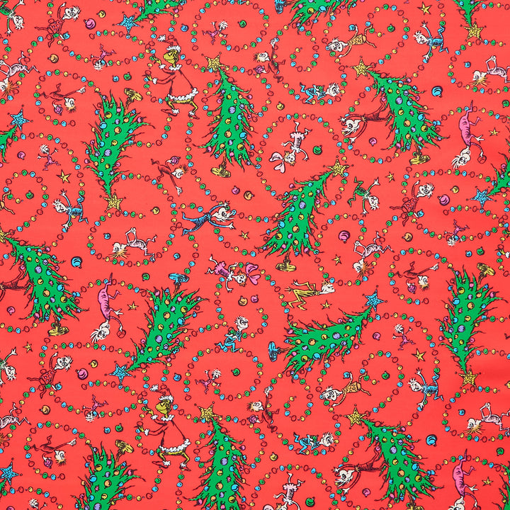 How the Grinch Stole Christmas - Christmas Trees Holiday Yardage Primary Image