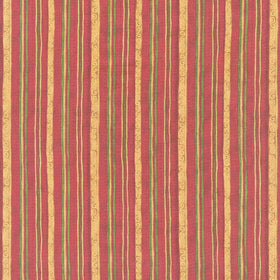 Star Of Wonder, Star Of Light - Scroll Stripe Red Yardage Primary Image