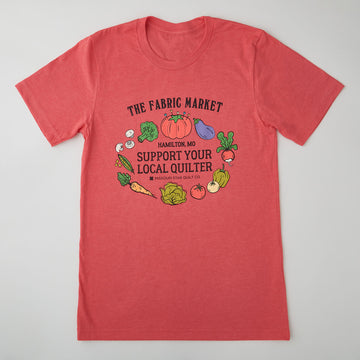 Missouri Support Your Local Quilter T-shirt - Heather Red - L Primary Image