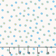 At the Cottage Favorites - Dots Blue Yardage Primary Image