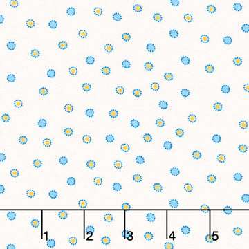 At the Cottage Favorites - Dots Blue Yardage Primary Image