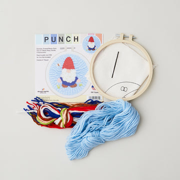 Gnome Punch Needle Embroidery Kit