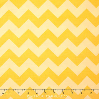 Medium Chevron - Yellow Tone on Tone 108" Backing