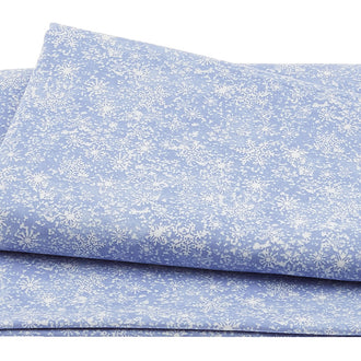 Flurry Friends Snowflake Light Blue 2 Yard Cut