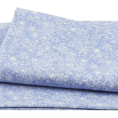 Flurry Friends Snowflake Light Blue 2 Yard Cut