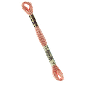 DMC Embroidery Floss - 758 Very Light Terra Cotta Primary Image