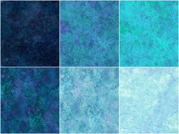 Stonehenge Gradations II - Midnight Chips (5" squares) Alternative View #2