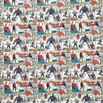Marvel - Spider-Man Comic Strip Multi Yardage