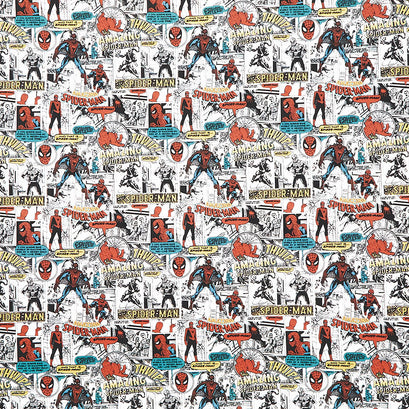 Marvel - Spider-Man Comic Strip Multi Yardage
