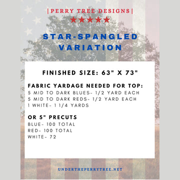 Digital Download - Star-Spangled Variation! Quilt Pattern Alternative View #1