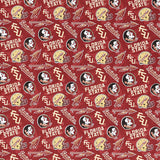 NCAA - Florida State Tone on Tone Maroon Yardage Primary Image