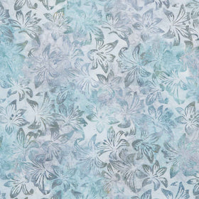 Artisan Batiks - Morning Mist Lilies Pond Yardage Primary Image