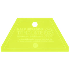 Missouri Star Small Half Hexagon Template for 5