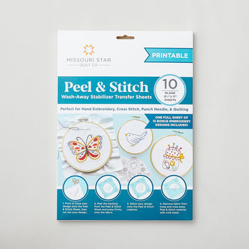 Missouri Star Peel & Stitch: Printable, Wash-away Transfer Sheets 10pk Alternative View #2