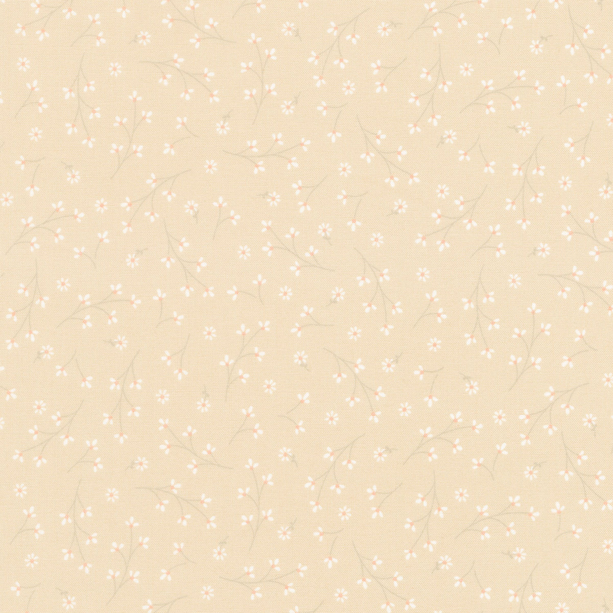 Kimberbell Basics - Pretty Petals Cream Yardage Primary Image