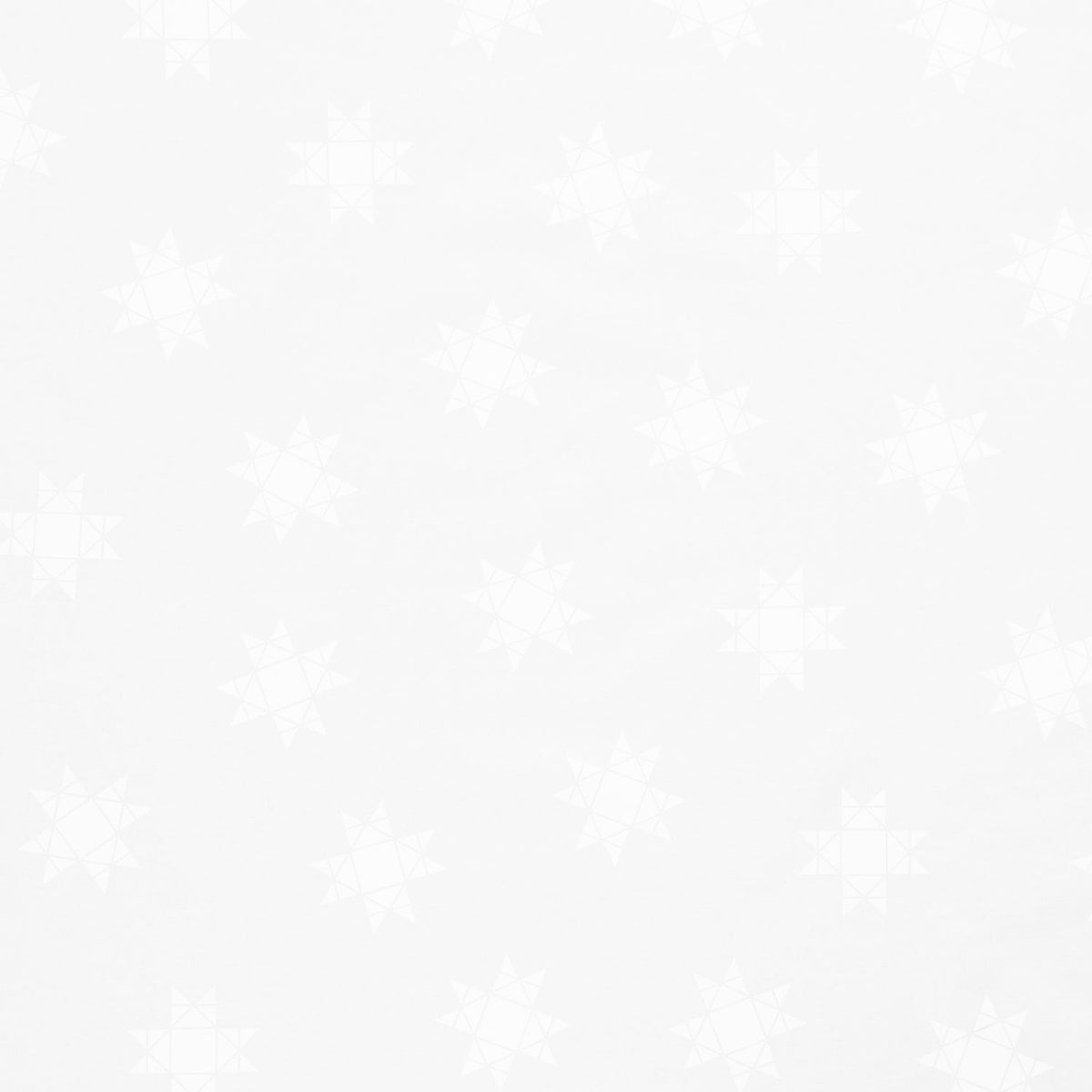 Missouri Star Quilt Backs - Quilt Town Tossed Missouri Star White on White 110" Wide Backing Primary Image