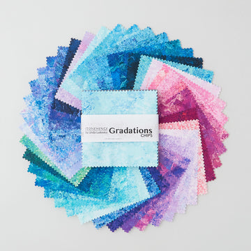 Stonehenge Gradations II - Crystal Chips (5" squares) Primary Image
