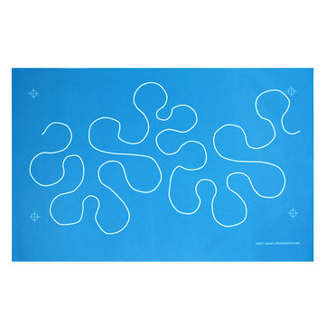 Full Line Stencil - Big! Stipple Meander Alternative View #1